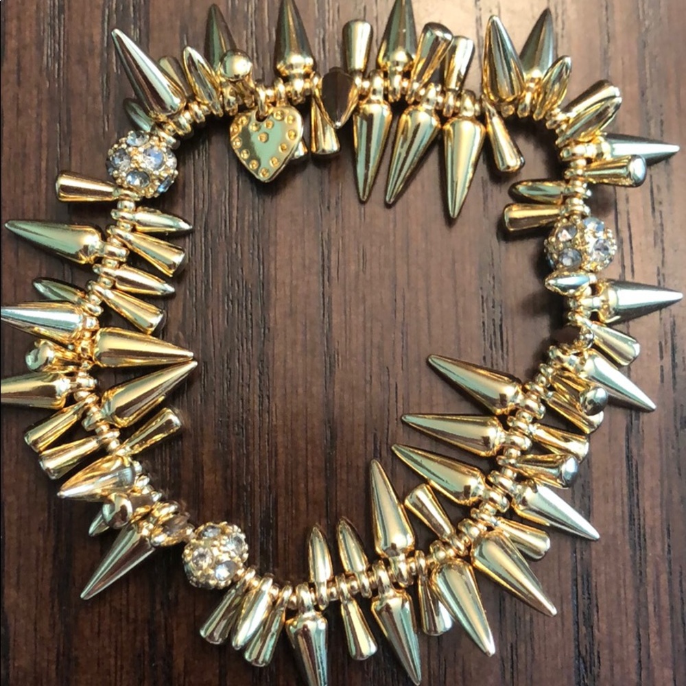 Gold stretch Stella and Dot bracelet